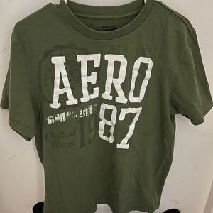 Aeropostale Aero 87 Green T-Shirt Large